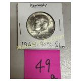 1964-D KENNEDY HALF DOLLAR  90% SILVER