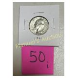 1964 WASHINGTON QUARTER  90% SILVER