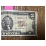 1953 A TWO DOLLAR BILL
