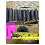 14 PC MM SNAP-ON DEEP SOCKETS