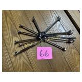 12 SAE & METRIC OPEN / BOX END WRENCHES