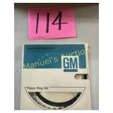 (8) GM PISTON OIL RING SETS