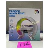 LED WIRELESS CHARGING SPEAKER / RADIO -NEW