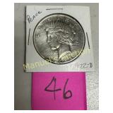 1922-D PEACE DOLLAR 90% SILVER
