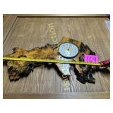 DECORATIVE CLOCK   27 X 15 X 2