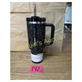 40 OZ STANLEY TUMBLER   UNUSED - BLACK PRINT