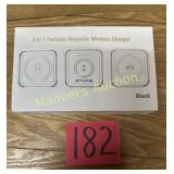 3 IN 1 PORTABLE MAGNETIC WIRELESS CHARGER
