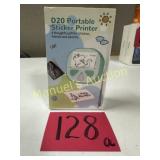 D20 PORTABLE STICKER PRINTER