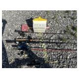 ROD & REELS  MINNOW BUCKET & NET