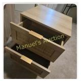 2 VINTAGE END TABLES W/DRAWERS