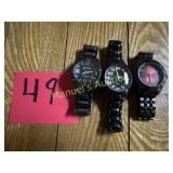 (3) MEN'S WATCHES