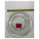 12' CRINKLE GLASS SERVING PLATE