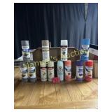 (12)  CANS SPRAY PAINT FROM ESTATE (FULL/PARTIALS)