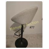2 ADJUSTABLE SWIVELING STOOLS 42'-32'