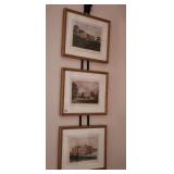 (3) Framed Prints Depicting English Castles