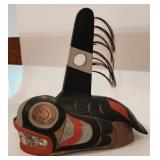 Ray Watkin 'Killer Whale' Pacific NW Head Piece