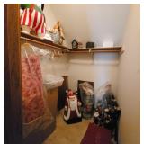 Contents of South Bedroom Closet, Holiday decor