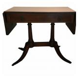Vintage Dropleaf Mahogany End Table