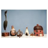 Group of Decorative Accessories, Gourds