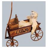 Cat's Meow Toy Wagon and Doll