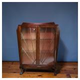 1930s Mahogany Display Cabinet