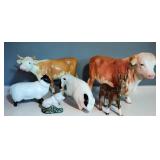 Group of English Porcelain Animal Figures, Beswick