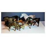 Group of English Porcelain Horse Figures, Beswick