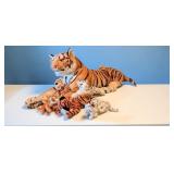 Group of Jungle Cat Stuffed Animals