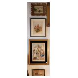 (5) Items Wall Art, Prints, Pastel