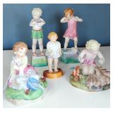 (5) Royal Worcester Figurines