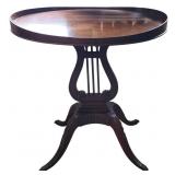 Mersman Oval Lyre Base Table