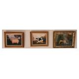 (3) Framed Wall Art Items