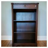 Vintage Mahogany Display Shelf