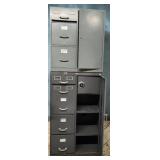 Two Metal File Cabinets