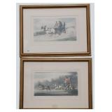 Two, Framed TC Lewis Chromolithographs