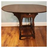 Antique Drop-Leaf Side Table