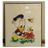 Signed Original Painting, Huey(?) Duck