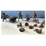 Austria Cold Painted Bronze Cats