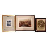 Group of (3) Framed Prints