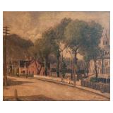 Isadora Ressler 16x20 O/C Village Scene