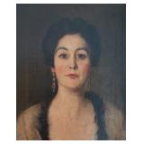 Ruth Haviland Sutton 18x14 O/C Portrait of a Lady