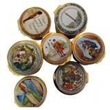 Group of Halcyon Days Trinket Boxes