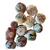 Group of Halcyon Days Trinket Boxes