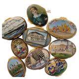 Group of Halcyon Days Trinket Boxes