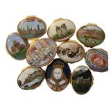 Group of Halcyon Days Trinket Boxes