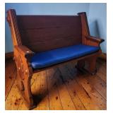 Antique Church Pew, Front Row