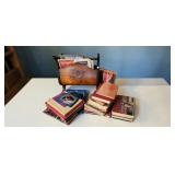 Magazine Stand and Various Books