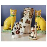 Five Staffordshire Porcelain Figures, Red Anchor