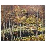 Dwight Boyer 16x20 O/B Wooded Landscape