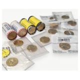 (4) Rolls Uncirculated Pres and Native American $1